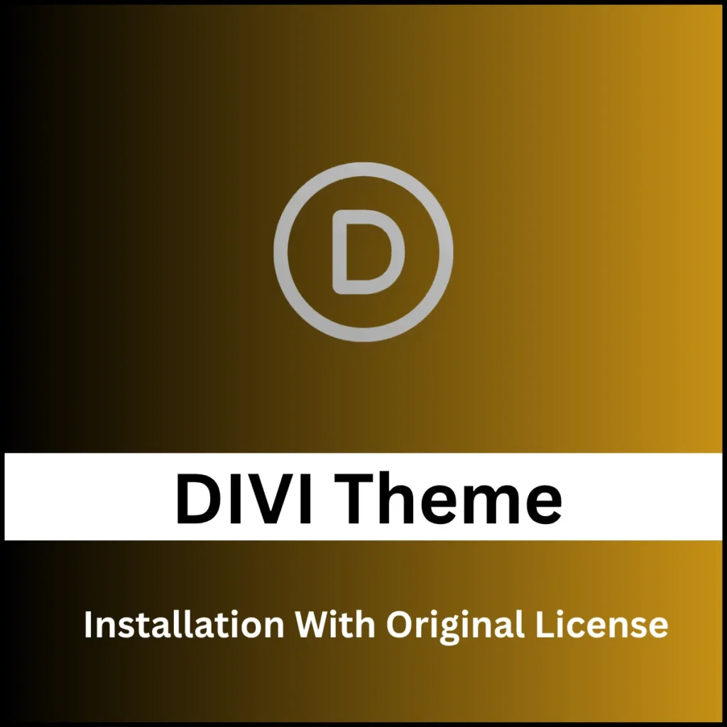 Divi WordPress Theme With Genuine Key, divi theme with original license